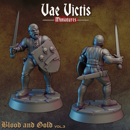 Sword for Hire Set Part 8 by Vae Victis Miniatures 28mm or 32mm scale Fantasy Miniature VVM 0133