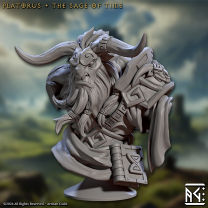 Platorus the Sage of Time Bust by Artisan Guild Fantasy Collectible AG1317