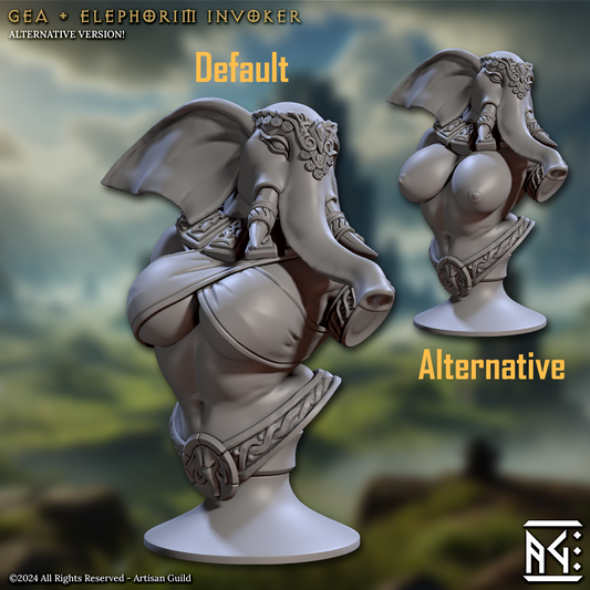 Gea Elephorim Envoker Bust by Artisan Guild Fantasy Collectible AG1317