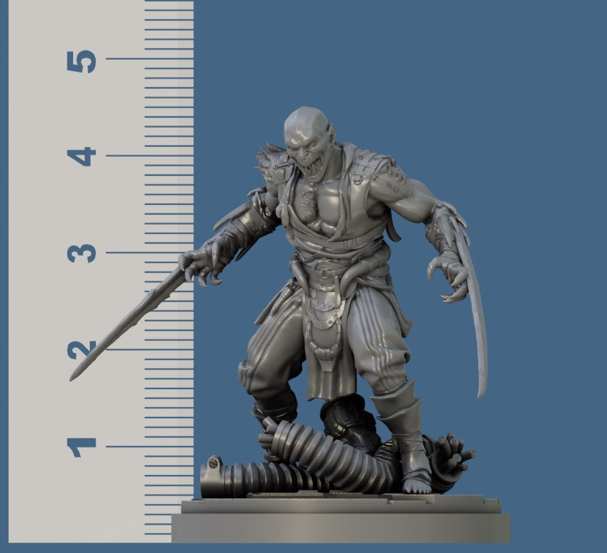 MK1 Baraka by RN Estudio Heroic Scale Fantasy Miniature RN 0182