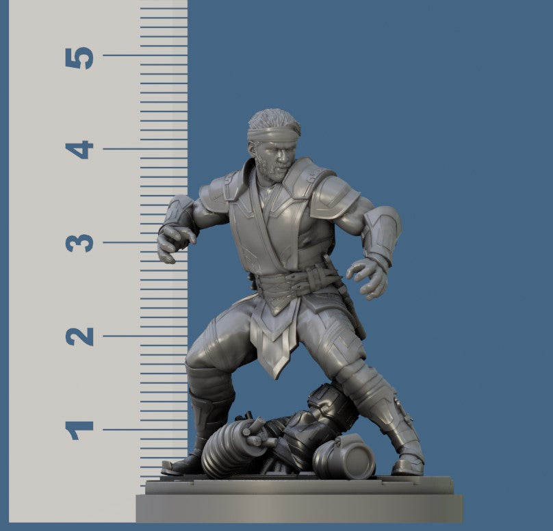 MK1 Maskless Subzero by RN Estudio Heroic Scale Fantasy Miniature RN 0182