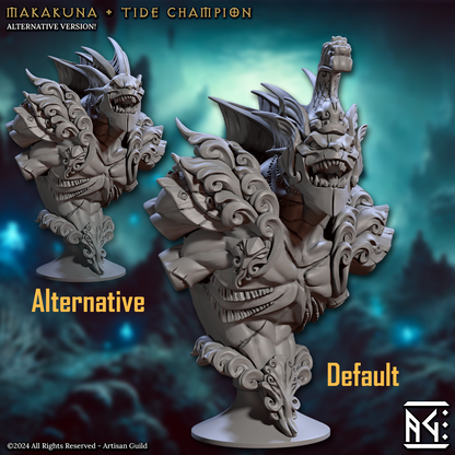 Makakuna Tide Champion Bust by Artisan Guild Fantasy Collectible AG1316