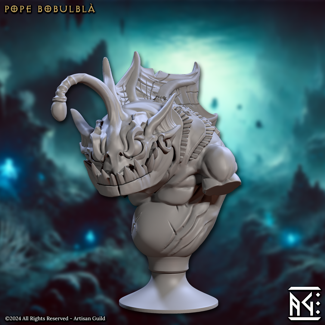 Pope Blobulbla Bust by Artisan Guild Fantasy Collectible AG1316