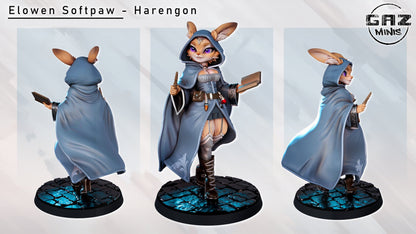 Elowen Softpaw by Gaz Minis 75mm Scale (NSFW version available) GM 0344