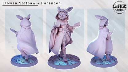 Elowen Softpaw by Gaz Minis 75mm Scale (NSFW version available) GM 0344