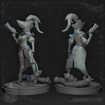 Miss Fortune by RN Estudio Heroic Scale Fantasy Miniature RN 0183