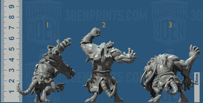 Giant Rats Bundle Set by Vae Victis Miniatures 28mm or 32mm scale Fantasy Miniature VVM 0145