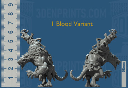 Giant Rats Bundle Set by Vae Victis Miniatures 28mm or 32mm scale Fantasy Miniature VVM 0145