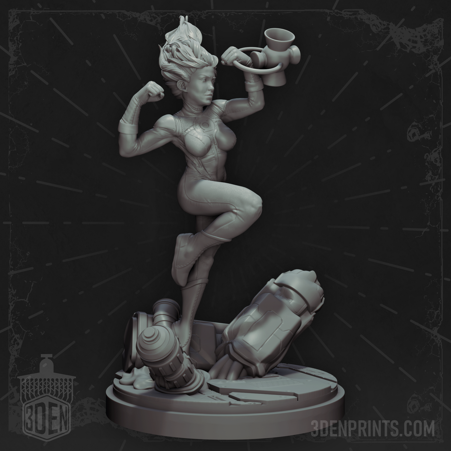 Green Lantern Jessica by RN Estudio Heroic Scale Fantasy Miniature RN 0181