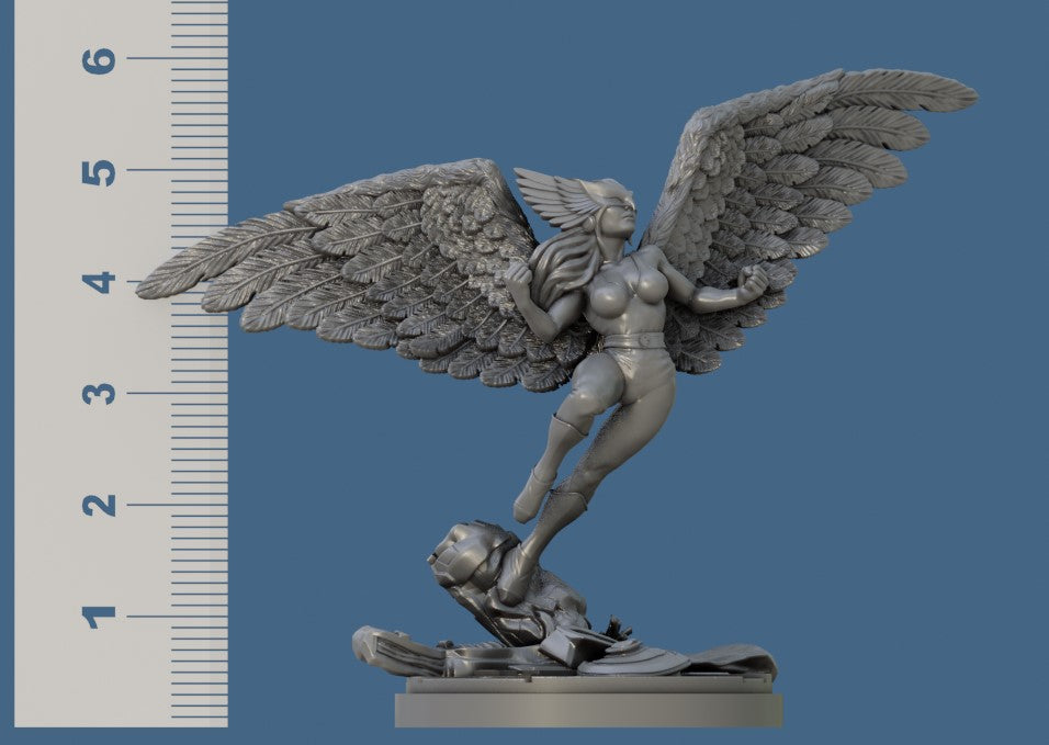 Hawkgirl by RN Estudio Heroic Scale Fantasy Miniature RN 0178