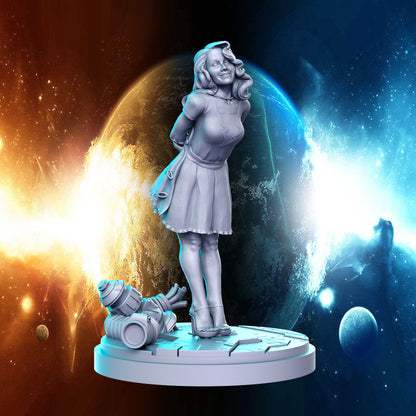 Mary Marvel by RN Estudio Heroic Scale Fantasy Miniature RN 0181