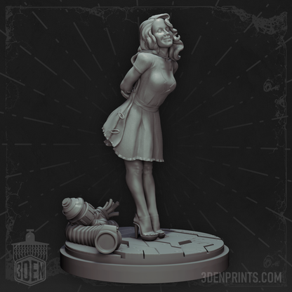 Mary Marvel by RN Estudio Heroic Scale Fantasy Miniature RN 0181