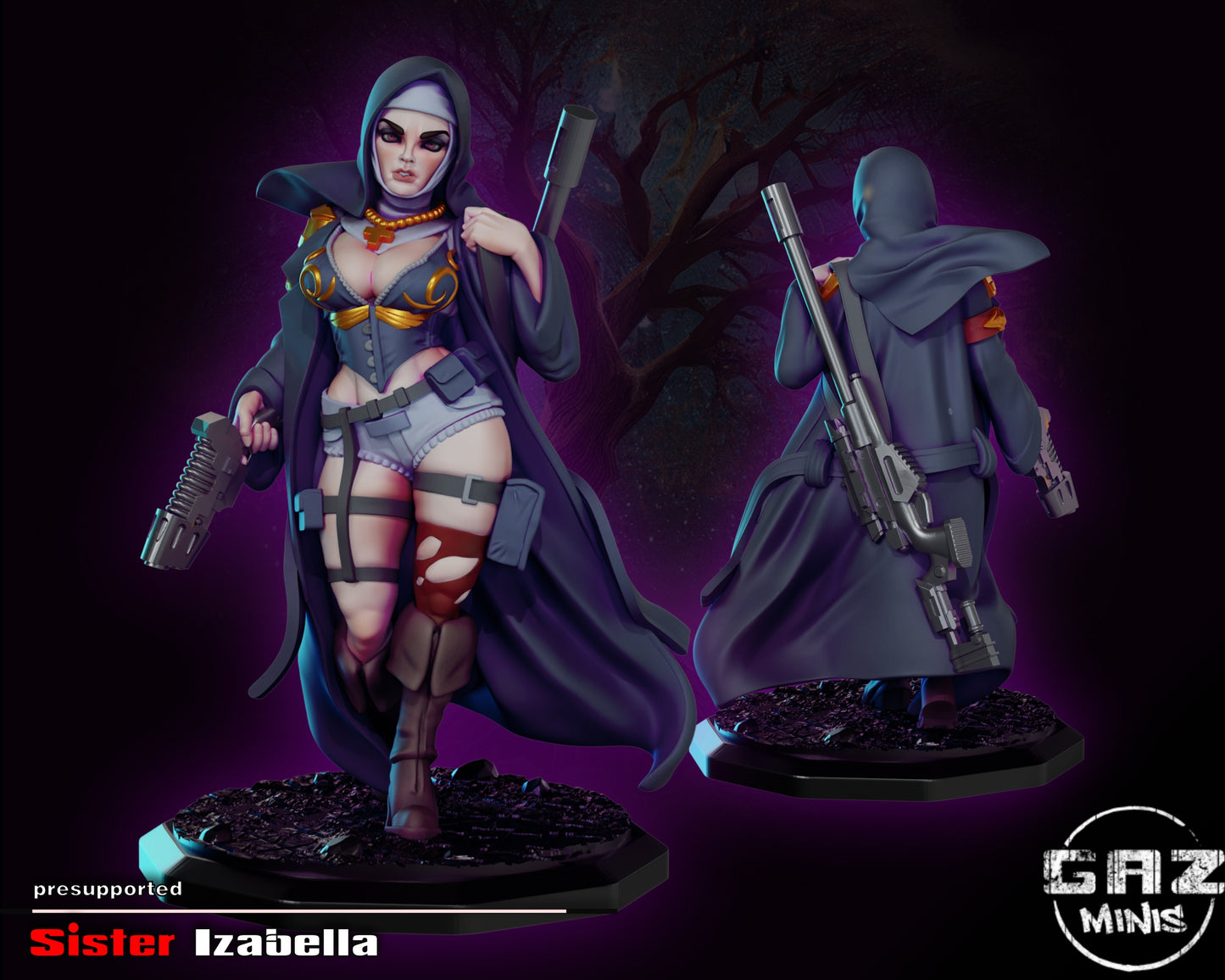 Sister Izabella 75mm Scale (2 Versions) NSFW