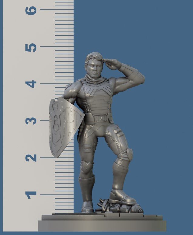Soldier Boy by RN Estudio Heroic Scale Fantasy Miniature RN 0179