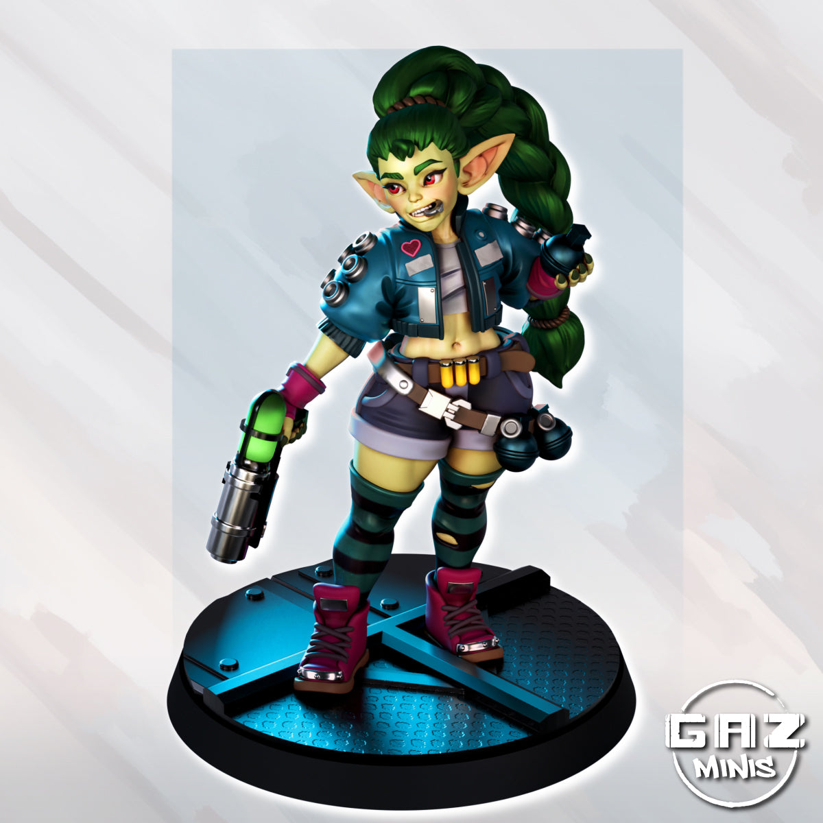 Tazzle Goblin Merc by Gaz Minis 75mm Scale (NSFW version available) GM 0345