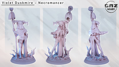 Violet Necromancer by Gaz Minis 75mm Scale (NSFW version available) GM 0346