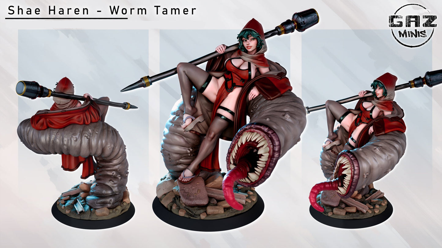 Worm Tamer by Gaz Minis 75mm Scale (NSFW version available) GM 0345