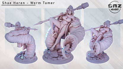 Worm Tamer by Gaz Minis 75mm Scale (NSFW version available) GM 0345