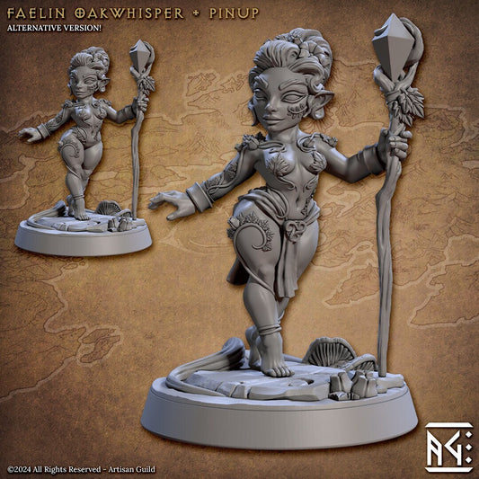 Faelin Oakwhisper by Artisan Guild Heroic 32mm Scale Fantasy Miniature AG1313