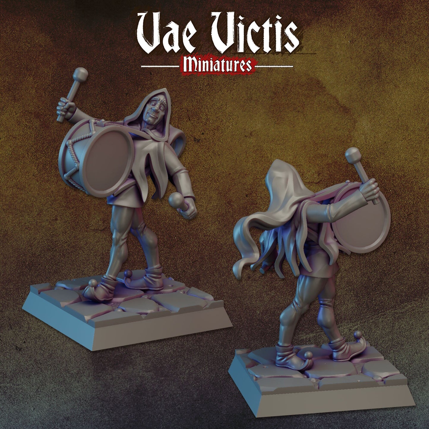 Drummer by Vae Victis Miniatures 28mm or 32mm scale Fantasy Miniature  VVM 0139