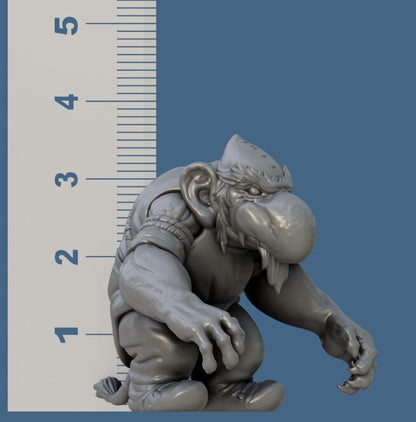 Bert the Troll by RN Estudio Heroic Scale Fantasy Miniature RN 0180