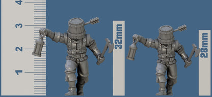 Bucket Head by Vae Victis Miniatures 28mm or 32mm scale Fantasy Miniature  VVM 0141