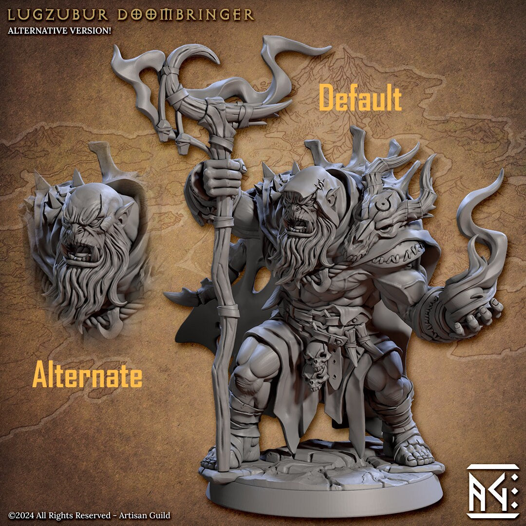 Lugzubur Doombringer by Artisan Guild Heroic 32mm Scale Fantasy Miniature AG1315