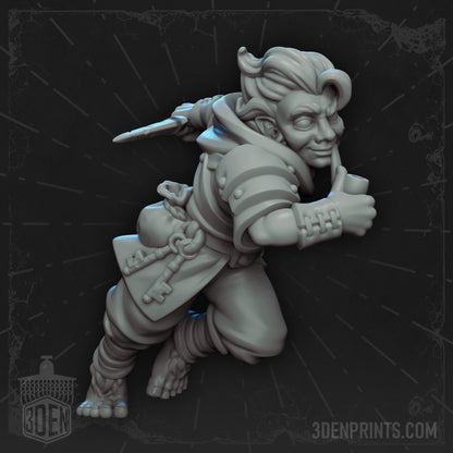 Halfling Rogue by Vae Victis Miniatures 28mm or 32mm scale Fantasy Miniature  VVM 0104