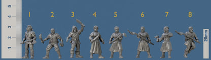 Angry Villagers Bundle Set by Vae Victis Miniatures 28mm or 32mm scale Fantasy Miniature VVM 0104