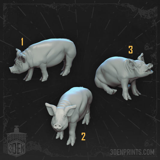 Pigs Bundle Set by Vae Victis Miniatures 28mm or 32mm scale Fantasy Miniature VVM 0104