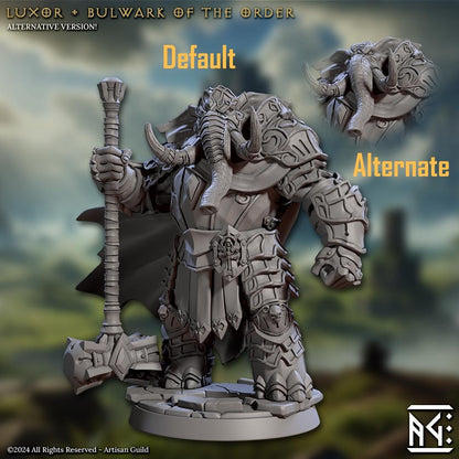 Luxor Bulwark of the Order by Artisan Guild Heroic 32mm Scale Fantasy Miniature AG1317