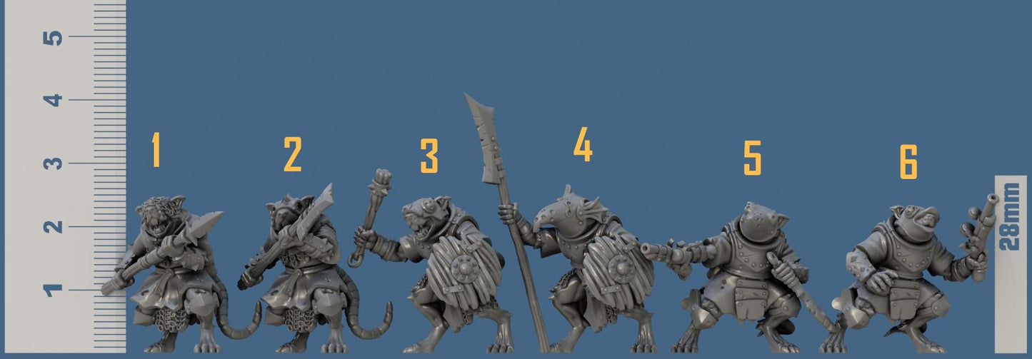 Ratfolks Vol 2 Bundle Set by Vae Victis Miniatures 28mm or 32mm scale Fantasy Miniature VVM 0142