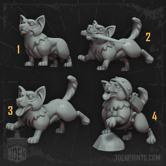 Corgi Bundle Set by Vae Victis Miniatures 28mm or 32mm scale Fantasy Miniature VVM 0142