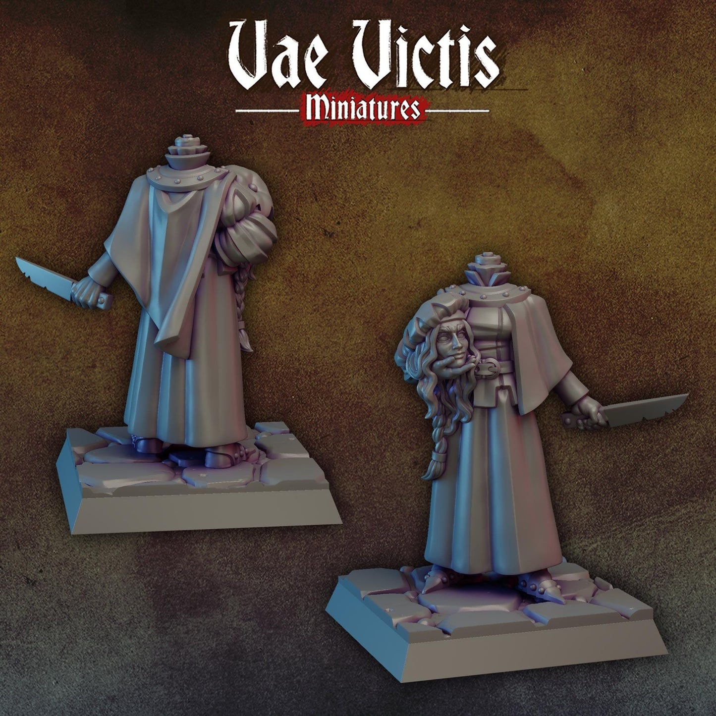 Beheaded Undead by Vae Victis Miniatures 28mm or 32mm scale Fantasy Miniature VVM 0143