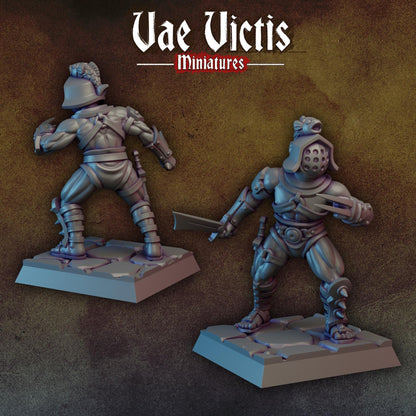 Male Gladiator by Vae Victis Miniatures 28mm or 32mm scale Fantasy Miniature VVM 0143