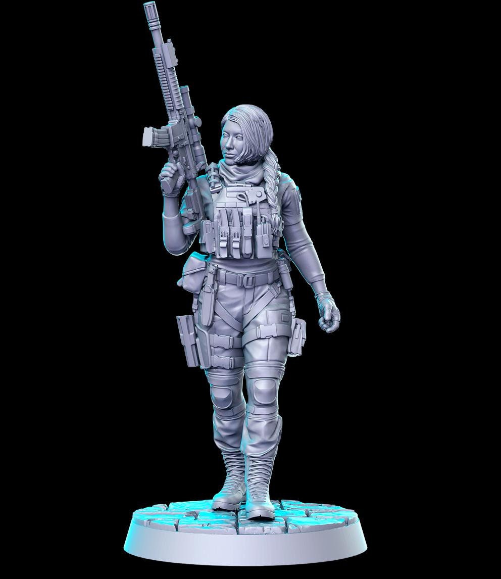 Roze by RN Estudio Heroic Scale Military Miniature RN 0183