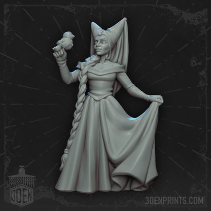 Noble Lady by Vae Victis Miniatures 28mm or 32mm scale Fantasy Miniature  VVM 0104