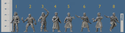 Angry Villagers Bundle Set by Vae Victis Miniatures 28mm or 32mm scale Fantasy Miniature VVM 0104