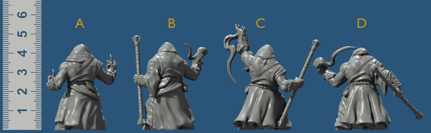 Ivory Priests Kit II Bundle Set by Artisan Guild Heroic 32mm Scale Fantasy Miniature AG1317