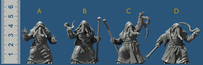 Ivory Priests Kit II Bundle Set by Artisan Guild Heroic 32mm Scale Fantasy Miniature AG1317