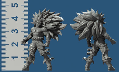 Goku SS3 by RN Estudio Heroic Scale Fantasy Miniature RN 0183