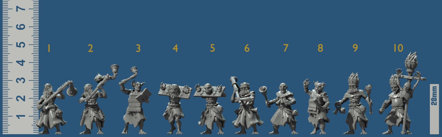 Flagellants Bundle Set by Vae Victis Miniatures 28mm or 32mm scale Fantasy Miniature VVM 0144