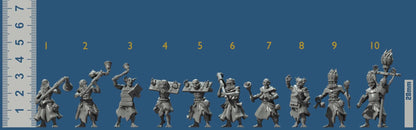 Flagellants Bundle Set by Vae Victis Miniatures 28mm or 32mm scale Fantasy Miniature VVM 0144