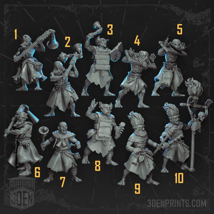 Flagellants Bundle Set by Vae Victis Miniatures 28mm or 32mm scale Fantasy Miniature VVM 0144