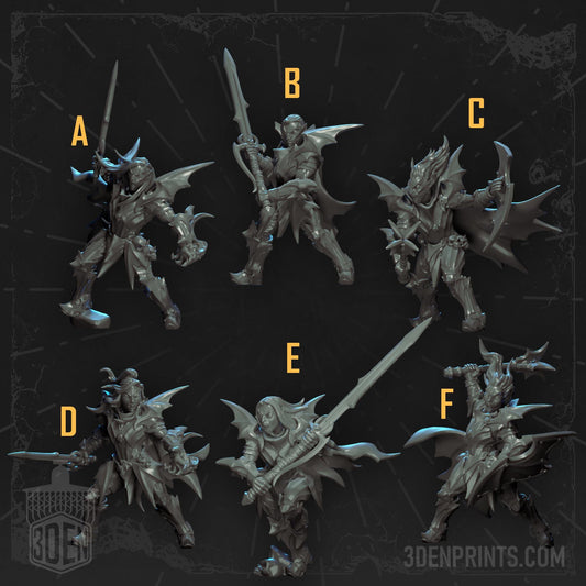 BloodHunt Knights Kit 1 Bundle Set by Artisan Guild Heroic 32mm Scale Fantasy Miniature AG1102