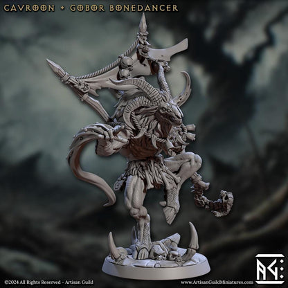 Cavroon - Gobor Bonedancer by Artisan Guild Heroic 32mm Scale Fantasy Miniature AG1318