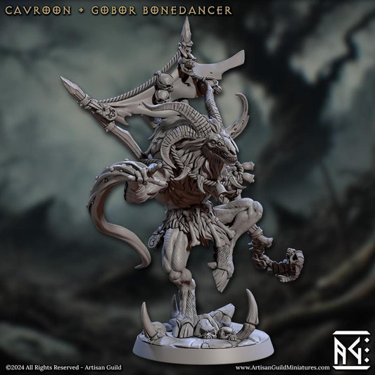 Cavroon - Gobor Bonedancer by Artisan Guild Heroic 32mm Scale Fantasy Miniature AG1318