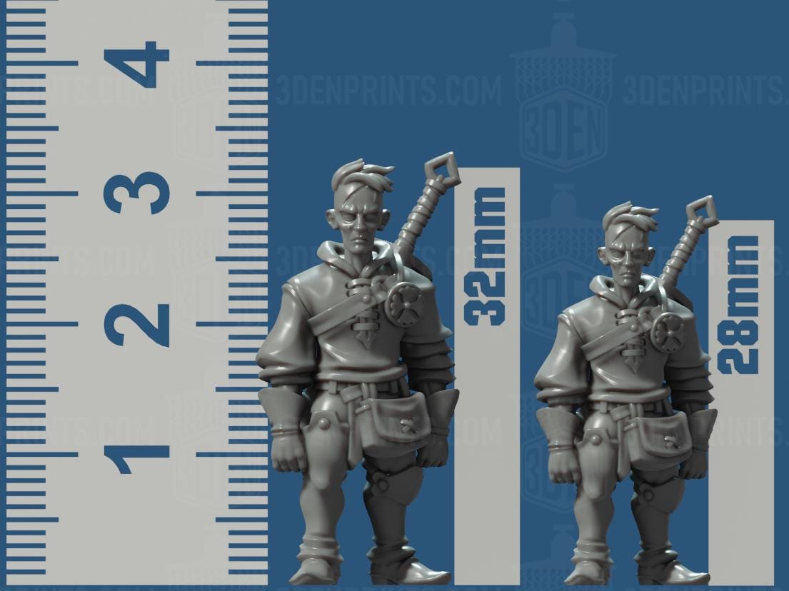 Young Mercenary by Vae Victis Miniatures 28mm or 32mm scale Fantasy Miniature VVM 0145