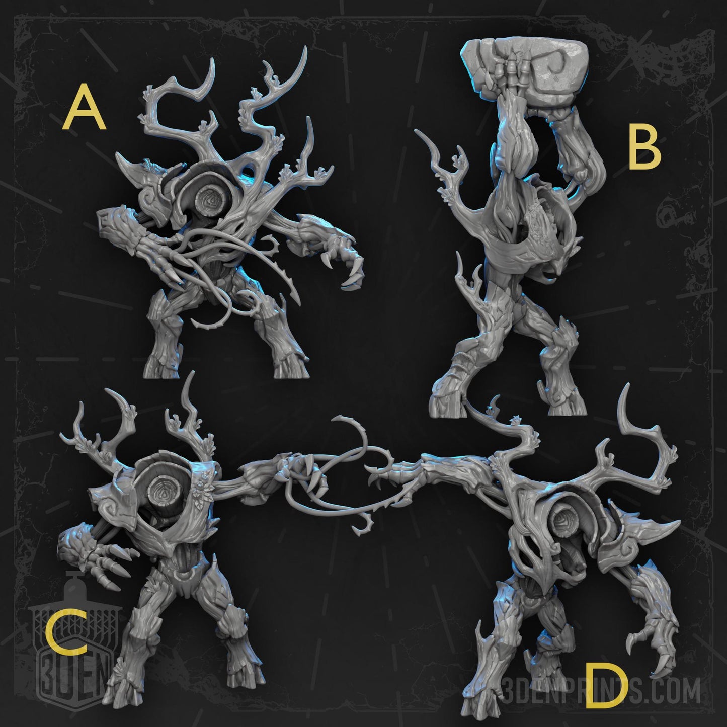 Barkwraith Primordials Kit II Bundle Set by Artisan Guild Heroic 32mm Scale Fantasy Miniature AG1319