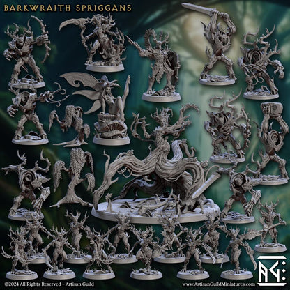 Barkwraith Primordials Kit II Bundle Set by Artisan Guild Heroic 32mm Scale Fantasy Miniature AG1319